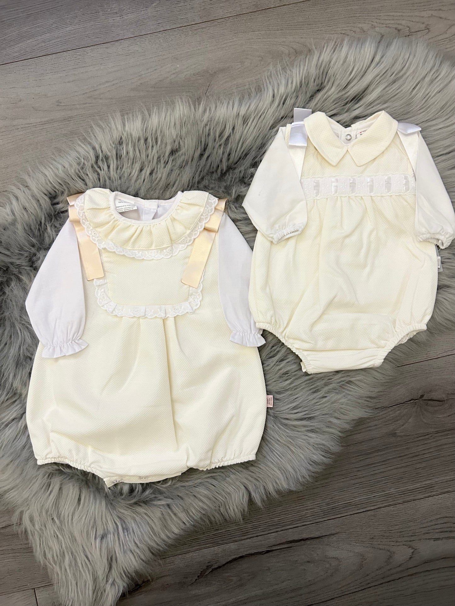 Shirt & lemon romper