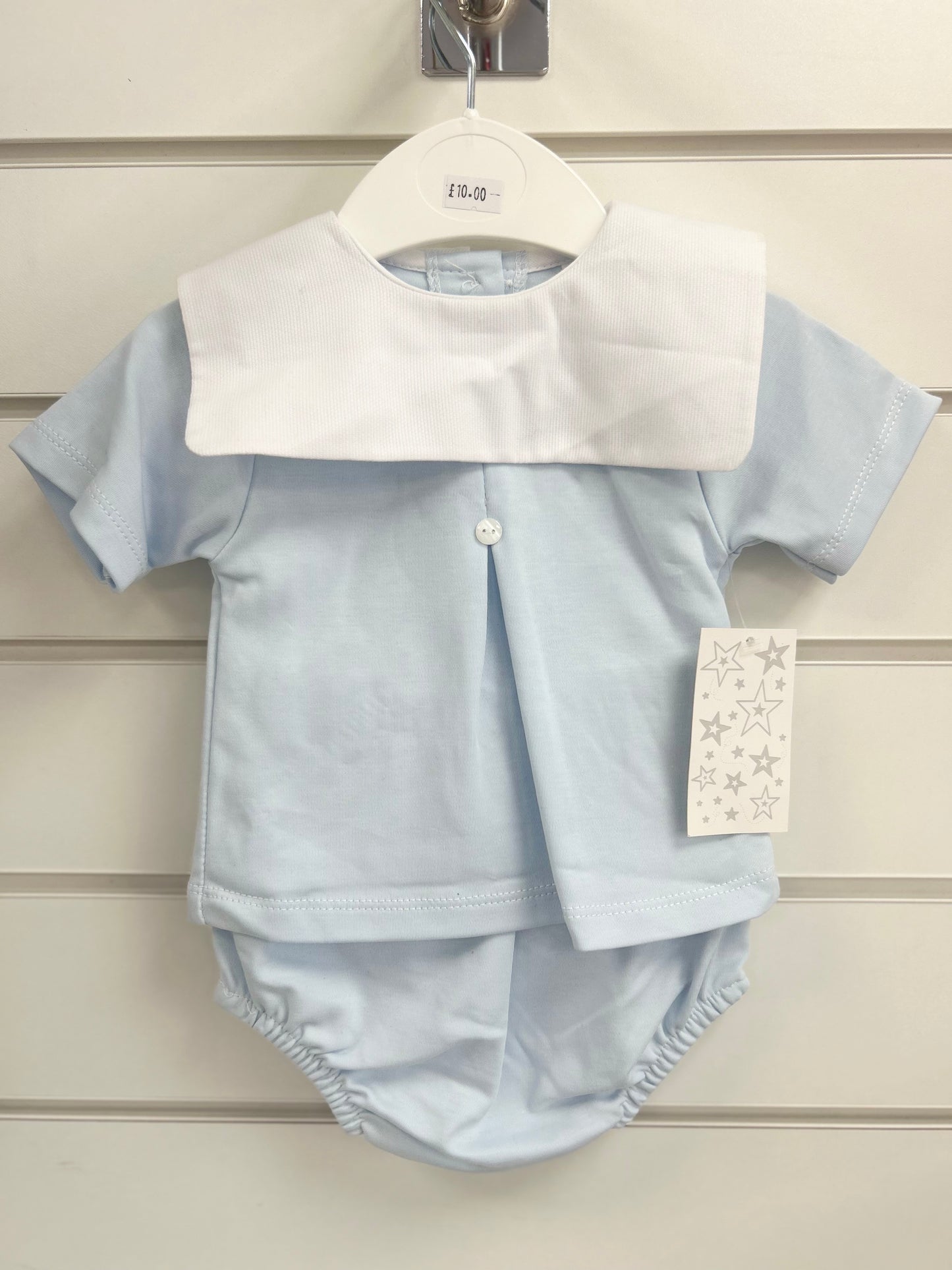 Blue bib set