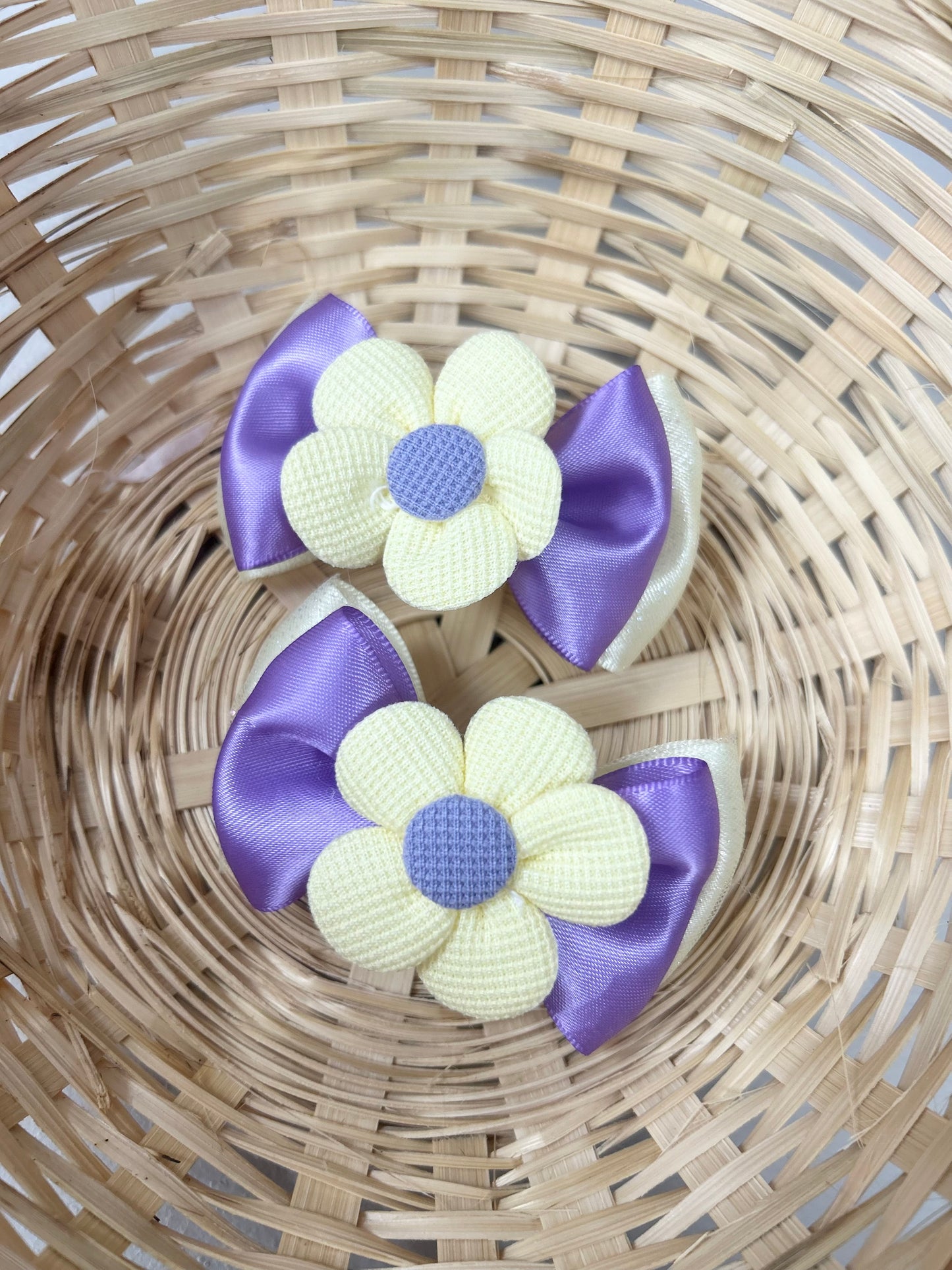 Glitzy flower piggies 3.5”