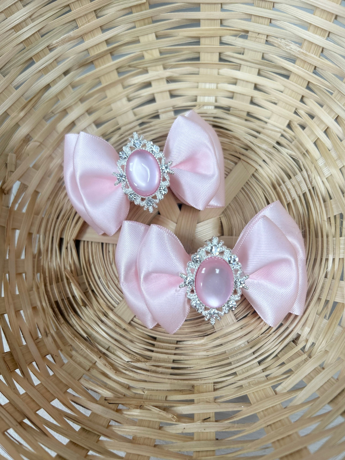 Simple double gem piggies 3.5”