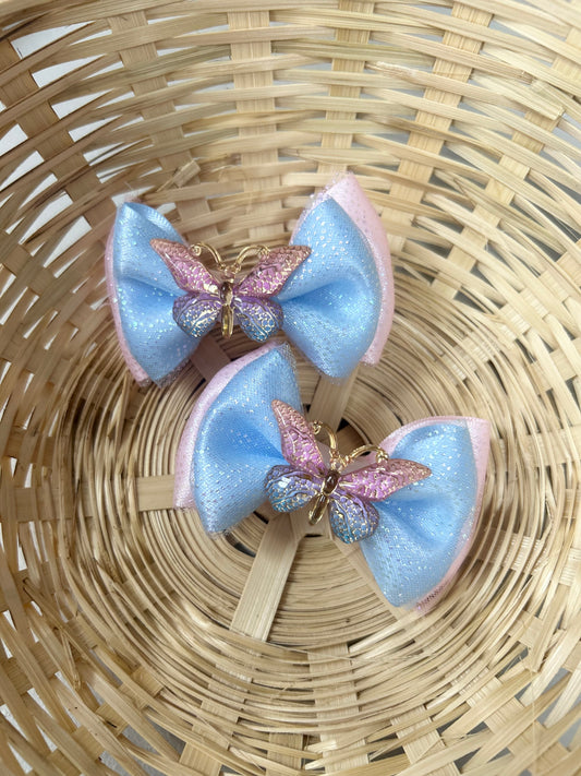 Double glitz butterfly piggies 3.5”